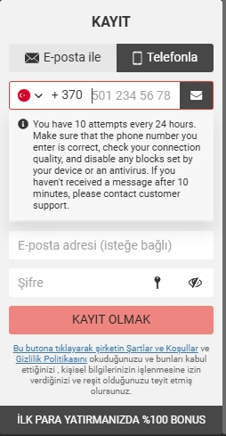 Megapari Hesap Girişi Sayfası